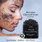 Yüz ve Vücut Exfoliting, Detoks için Kum Görünüm Aktif Kömür Fırçalayın